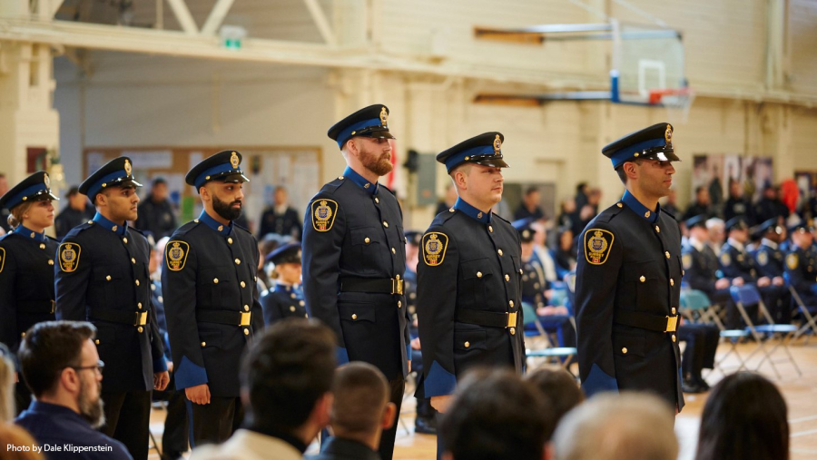 Image of Recruits at their Graduation ceremony