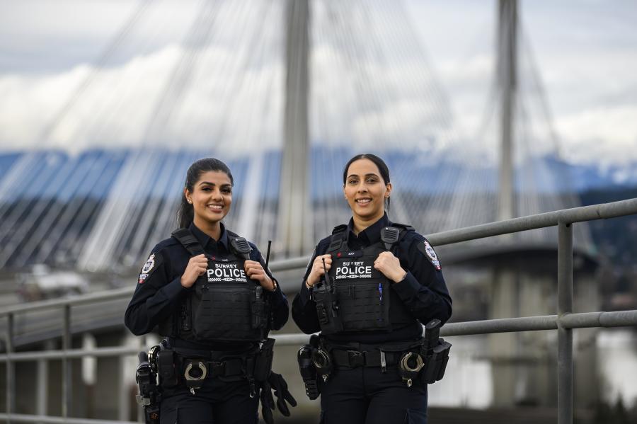 officers by bridge
